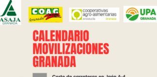 La Subdelegación del Gobierno en Granada limita el derecho de manifestación de los agricultores y ganaderos