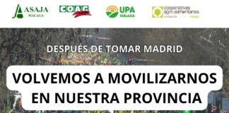 El campo malagueño, en unidad de acción, se movilizará los próximos 7 y 13 de marzo