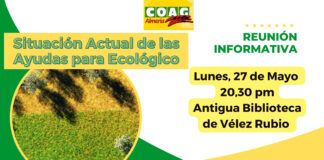 Reunión Informativa sobre las Ayudas de Ecológico en Los Vélez